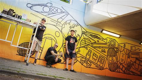 streetart kunstwerk onder tunnel weverij veenendaal  af al het nieuws uit veenendaal