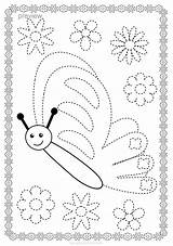 Trace Skills Tracing Butterflies Liberi Tablero sketch template