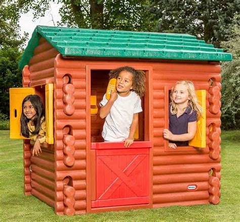 tikes log cabin playhouse  shed