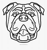 Bulldog Coloring sketch template