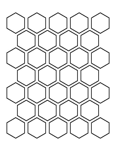 hexagon templates