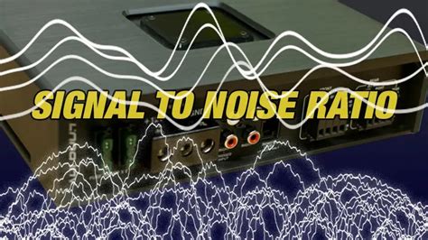 signal  noise ratio     matter