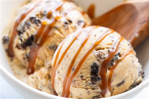 caramel cookie crunch ice cream love  olive oil