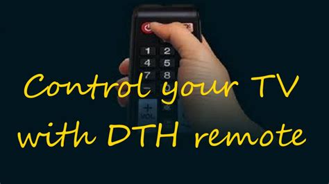 control  tv  set top box dth remote controller youtube