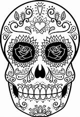 Para Catrinas Colorear Imprimir Calaveras Dibujos Coloring Pintar Pages Imágenes Plantillas Mexicanas Skull Sugar Dibujar Calaveritas Desde Guardado Decorar sketch template