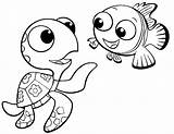 Ikan Nemo Mewarnai Murid Clipartbest sketch template