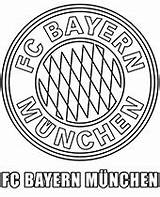 Coloring Football Bayern Soccer Pages Logo Munich Topcoloringpages Print Barcelona sketch template