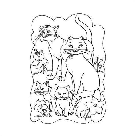 cat coloring pages  ai