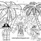 Pirates Minifigures sketch template