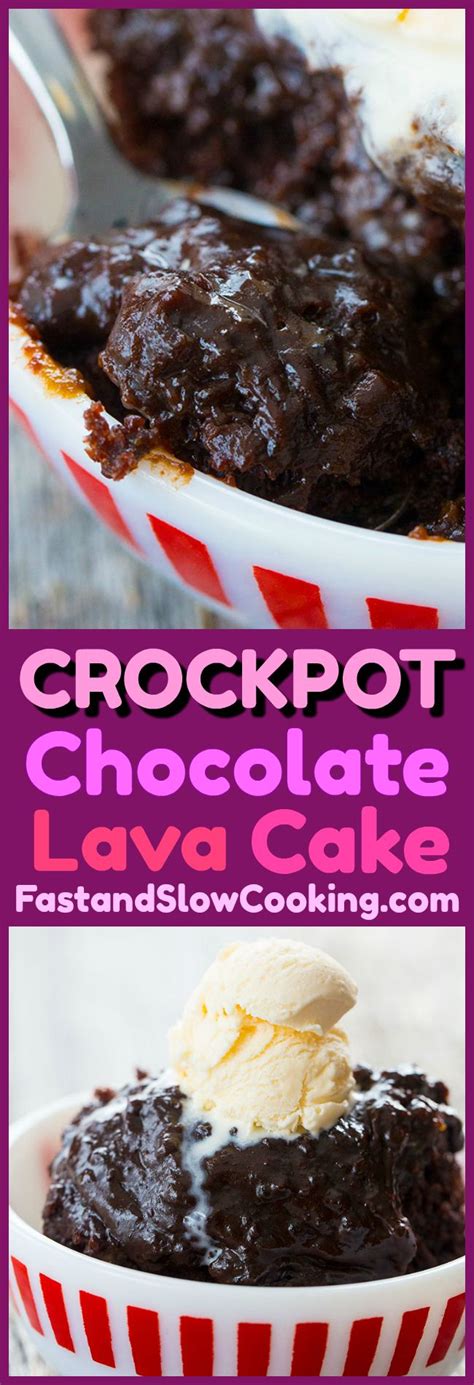 The Best Slow Cooker Chocolate Lava Cake Recipe Out There Dump It And