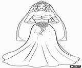 Noiva Matrimonio Matrimoni Sposa Disegnicolorare Colorare Casamentos Altre Oncoloring Veil sketch template