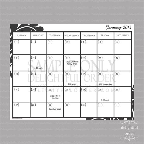 sample printable calendars   ms word excel editable monthly calendar   printable