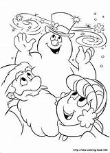 Frosty Snowman Schneemann Bonhomme Neige Neve Pupazzo Coloriez Boneco sketch template