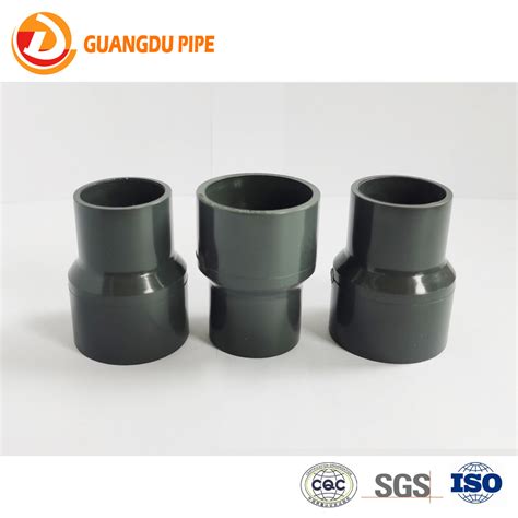 chemical industry pn16 plastic pvc pipe tee elbow coupling fitting for