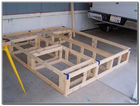 california king platform bed frame plans diy platform