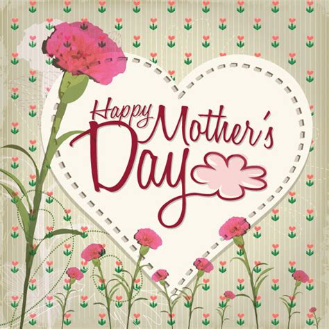 happy mothers day  beautiful cards vector images typography