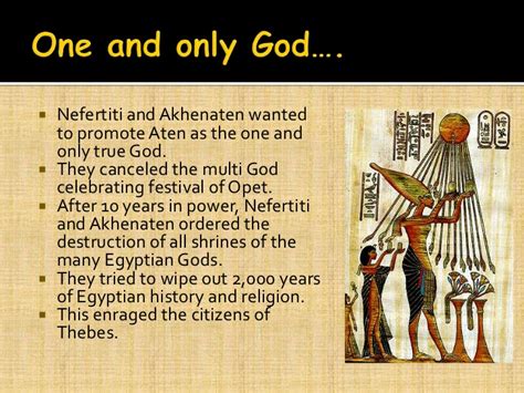 aton egyptian god akhenaten nefertiti aten from many
