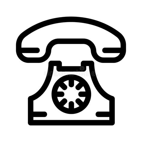 telephone icon  logo isolated sign symbol vector illustration stock