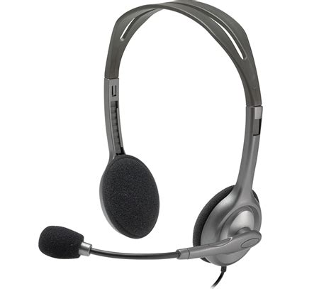 logitech  stereo headset dual mm jacks noise cancelling mic