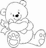 Teddy Riscos Ursinhos Pandas sketch template