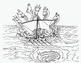 Scylla Odysseus Sirens Charybdis sketch template