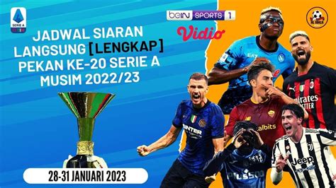 jadwal liga italia malam  pekan  napoli   roma klasemen