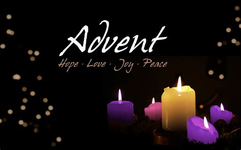 holding advent prayer