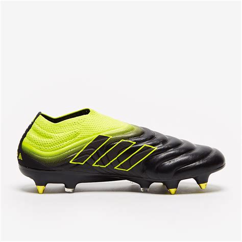 Adidas Copa 19 Sg Core Black Solar Yellow Soft Ground Mens Boots