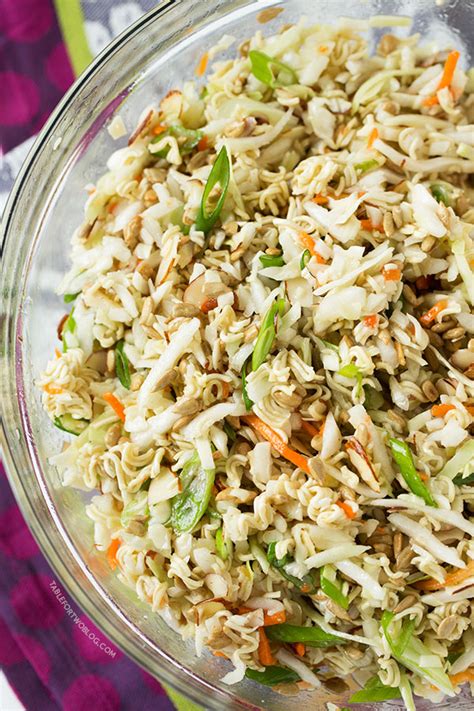 Chinese Cabbage Salad With Ramen Noodles