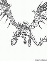 Mostro Monstre Colorear Dragons Terrible Stormfly Colorkid Disegno Terribile Monstruo Malvorlagen Schreckliches Leicht Gemacht Coloriages sketch template