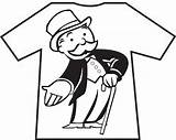 Monopoly Coloring Pages Man Getcolorings Color Getdrawings Drawing sketch template