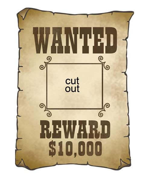 wanted poster clip art clipart