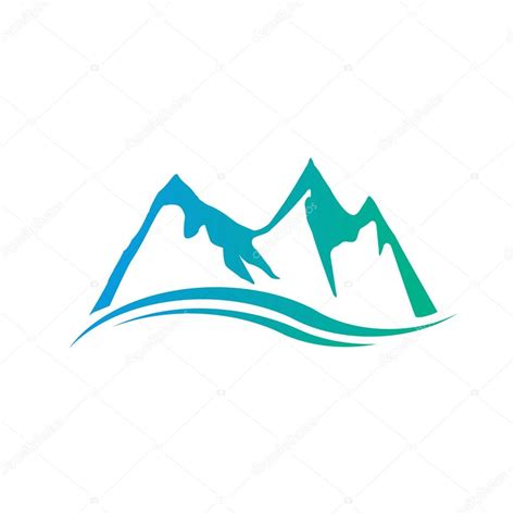 bergen logo vector grafische vormgeving stockvector  deskcube