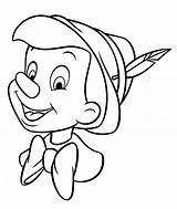 Pinocchio Walt sketch template