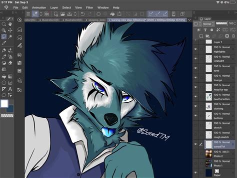 Blep Wip Art By Me Sonedtm R Furry
