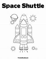 Space Preschool Coloring Shuttle Theme Pages Outer Activities Kids Crafts Sheets Astronaut Template Easy Twistynoodle Colouring Unit Needle Planet Book sketch template