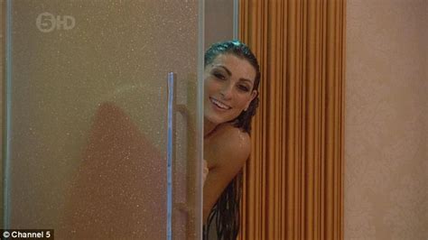 naked luisa zissman simulates sex in shower with dappy in debauched cbb scenes daily mail online