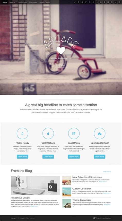 arcade premium wordpress theme bavotasancom