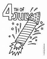 Coloring July Independence Pages Printable 4th Kids Th Print Usa Drawing Color Fireworks Fourth Sheets Colouring American Easy Rocket Children sketch template