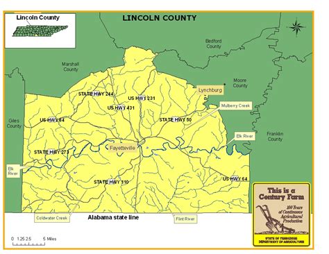 lincoln county tennessee century farms