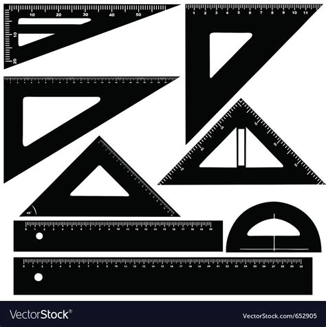 technical drawing equipment royalty  vector image