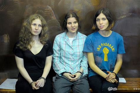 pussy riot trio sentenced to 2 years in prison