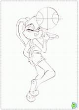 Coloring Lola Bunny Dinokids sketch template