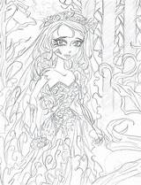 Bride Corpse Emily Coloring Pages Victor Template sketch template