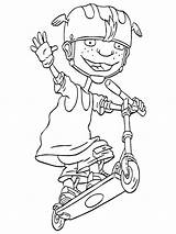 Rocket Power Coloring Pages Kids Fun Personal Create sketch template
