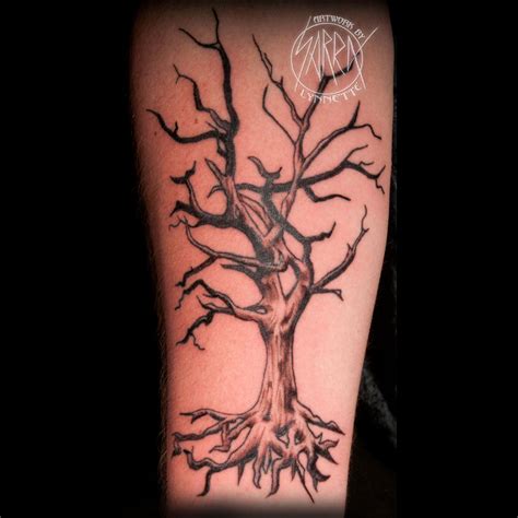 Twisted Dead Tree Tattoo By Sarra Lynnette Tattoos By Sarra Lynnette