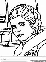 Princess Pages Leia Coloring Getcolorings Bargain sketch template
