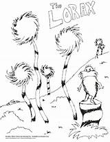 Lorax Coloring Pages Dr Choose Board Printable Colouring sketch template