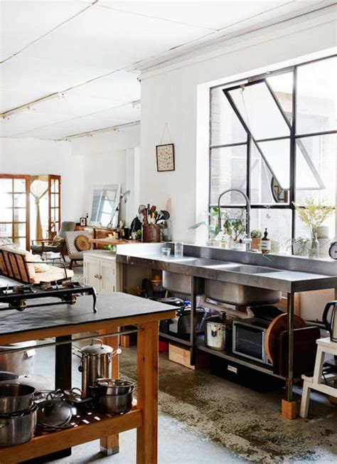 modern industrial kitchen   awesome   desired home