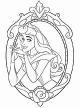 Aurora Coloring Disney Princess Mirror Pages Princesses Color Beautiful Kids Colouring Beauty Sleeping Play Colors Print Bell Choose Board Popular sketch template